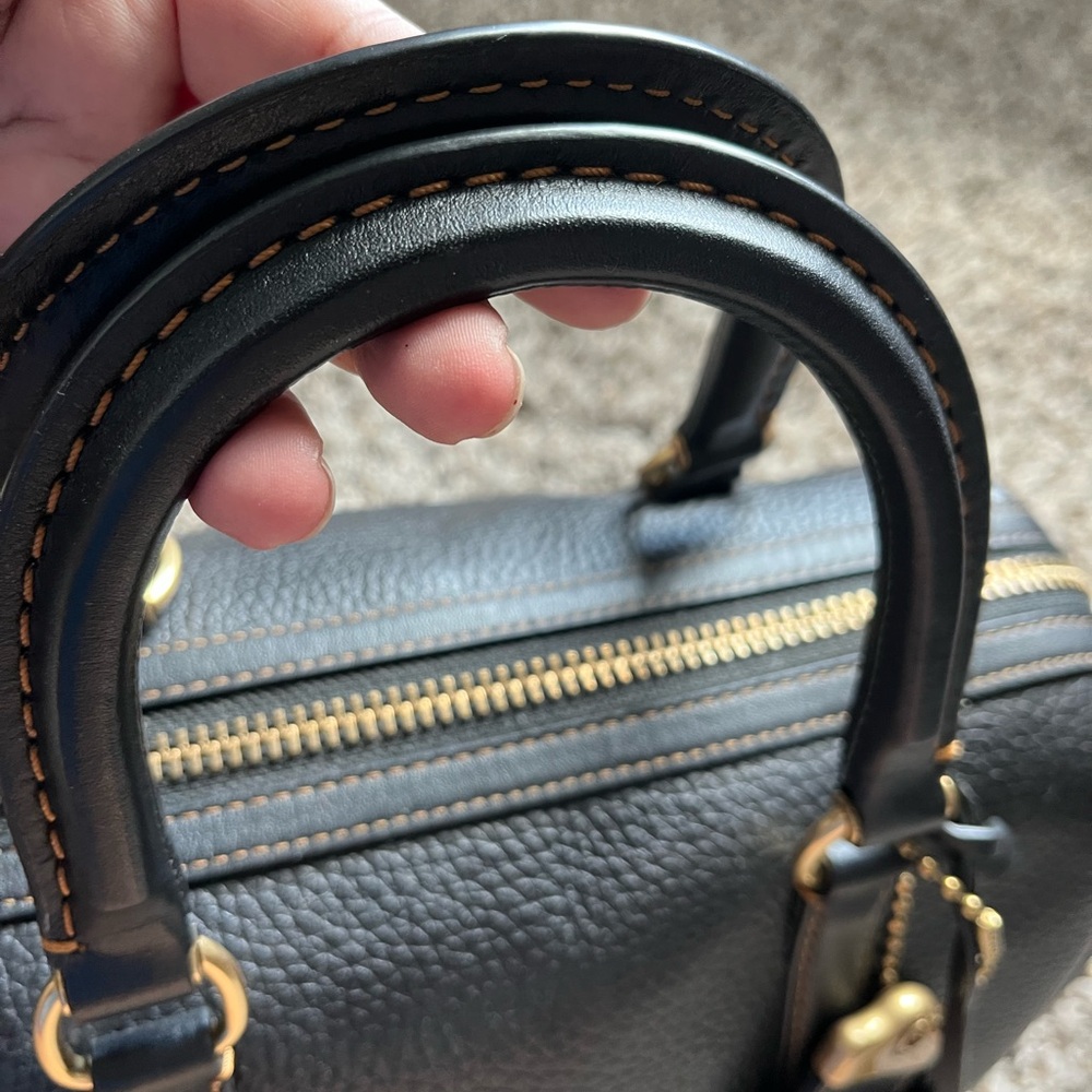 Coach Ruby and Pebbled Leather Satchel 25 - Picture 8 of 10